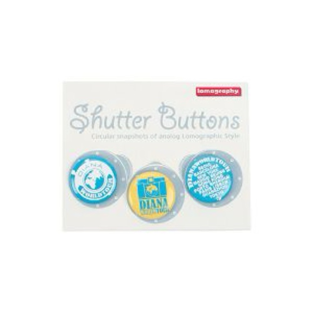 Vintage Lomography Shutter Buttons Set